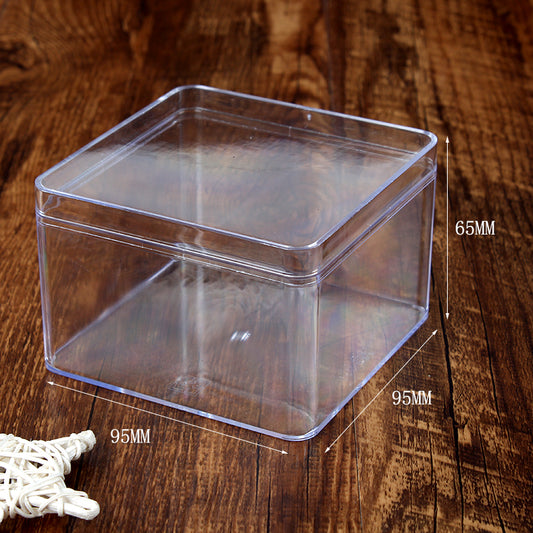 Acrylic Plastic Square Cube Cake Box