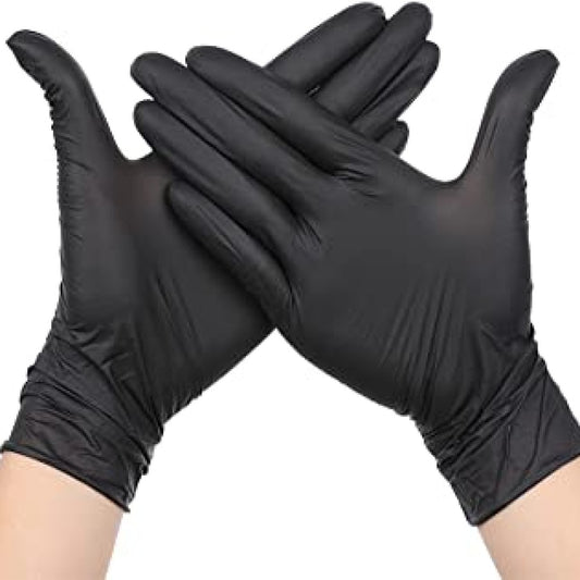 Black Nitrile Gloves
