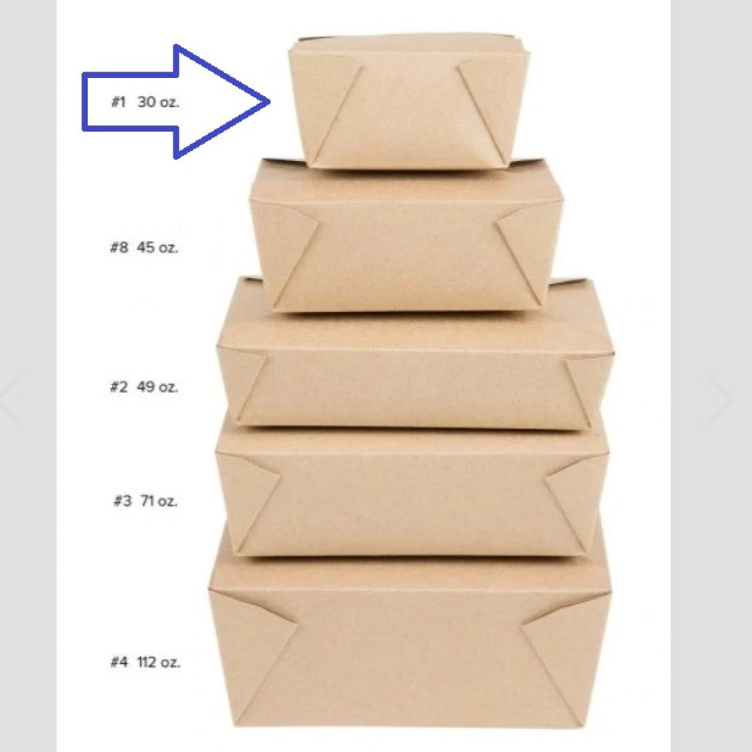 #1 Kraft To Go Box
