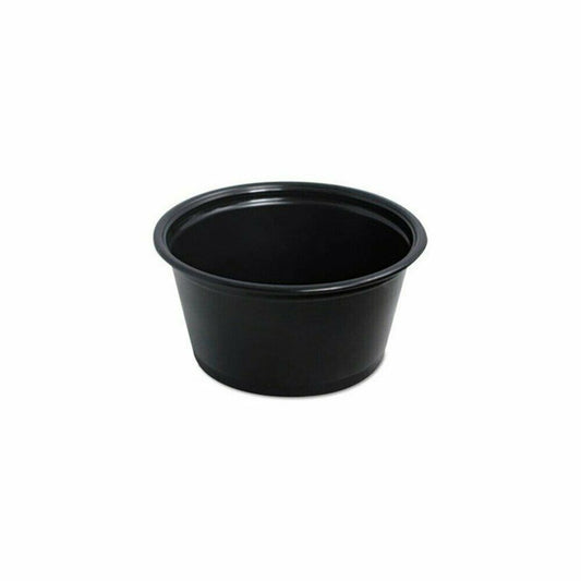 2oz Black Portion Cup