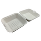 6x6x3" Sugarcane Clamshell