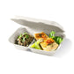 9x6x3" Sugarcane Clamshell - 2 Compartments