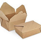 Custom Printed #8 Kraft To Go Box (Request for quote)