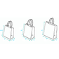 8" Paper Bags with Handle-MiraPak