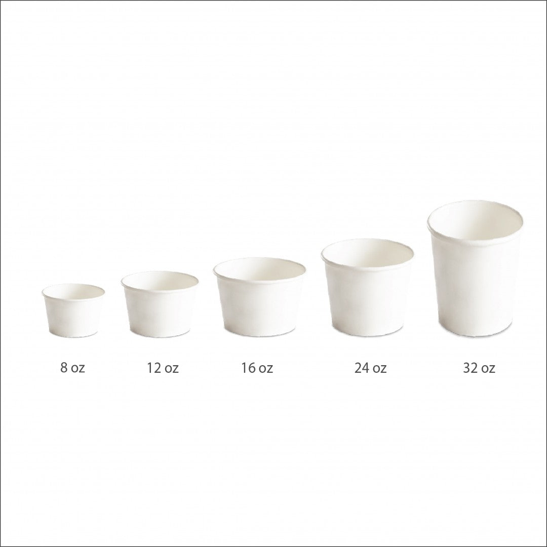 8oz Paper Soup Bowl / Lid