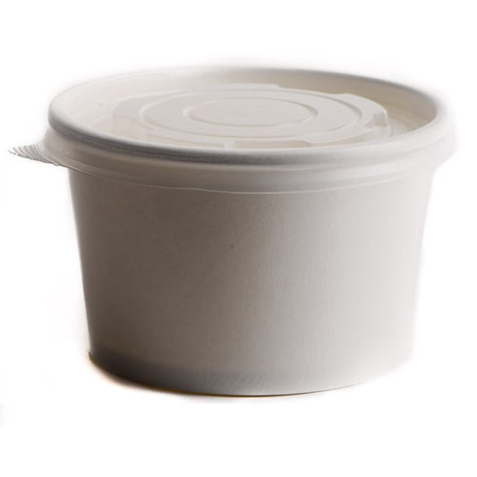8oz Paper Soup Bowl / Lid